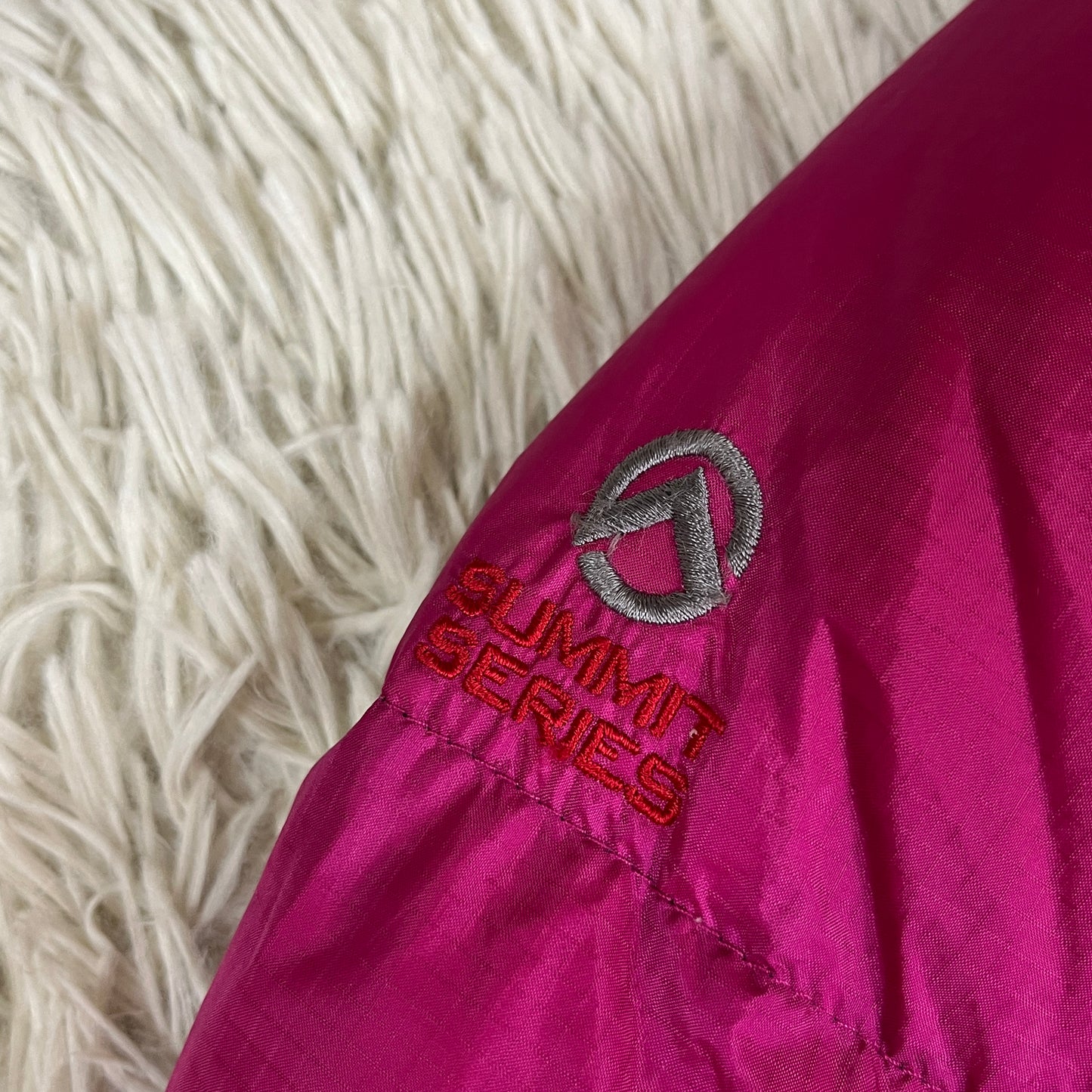 THE NORTH FACE サミットシリーズ ダウンジャケット ピンク×ブラック キッズ80 ノースフェイス ダウンコート 防寒 アウター #71