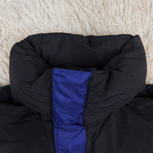 THE NORTH FACE SUMMIT SERIES ダウンジャケット 700フィル ブルー×ブラック メンズ 100(L) WINDSTOPPER ノースフェイス サミットシリーズ #80