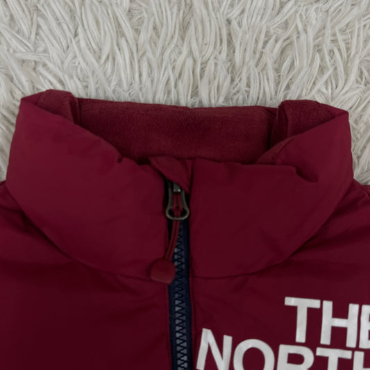 THE NORTH FACE ダウンジャケット DRYVENT キッズ120 ネイビー×レッド×ホワイト トリコロール ノースフェイス #81