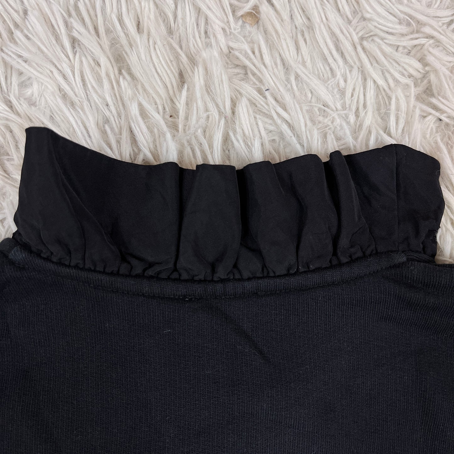 KENZO パリ|虎刺繍 フリルスウェット ブラック レディース Mサイズ #110