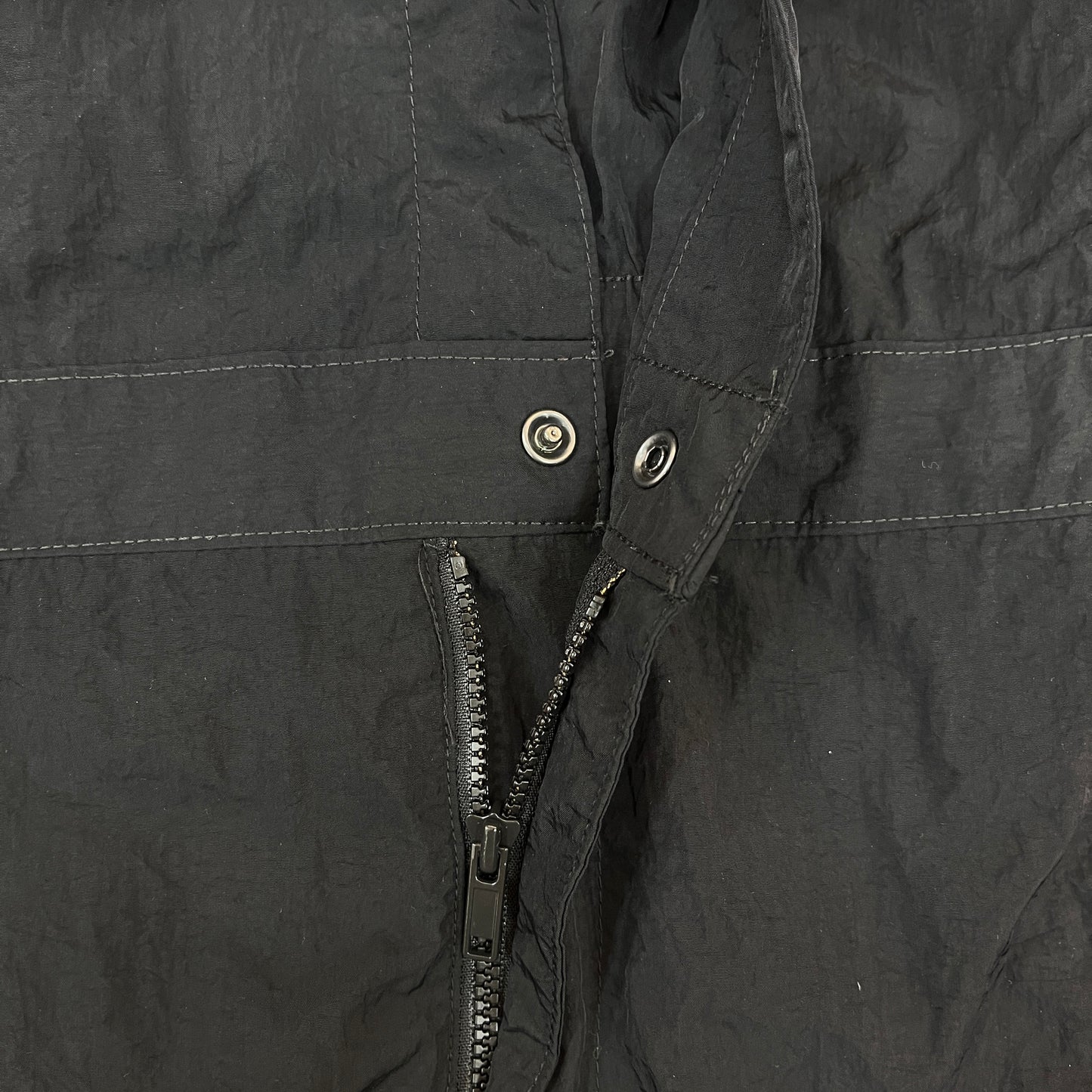 NIKE JORDAN レディース ナイロン ジャンプスーツ ブラック×レッド XL オールインワン #112