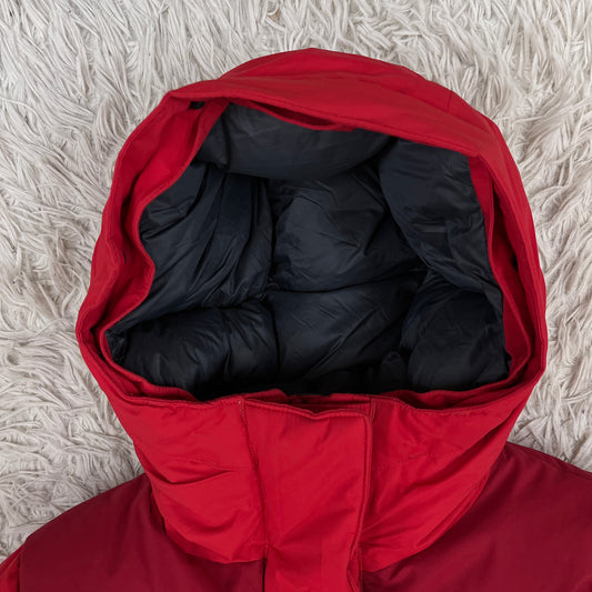 THE NORTH FACE バルトロ ダウンジャケット レッド レディース M(85)HyVent 防水透湿 #118