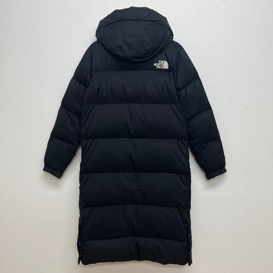 THE NORTH FACE ロングダウンジャケット DRYVENT搭載 グースダウン ブラック メンズXS/85サイズ #140