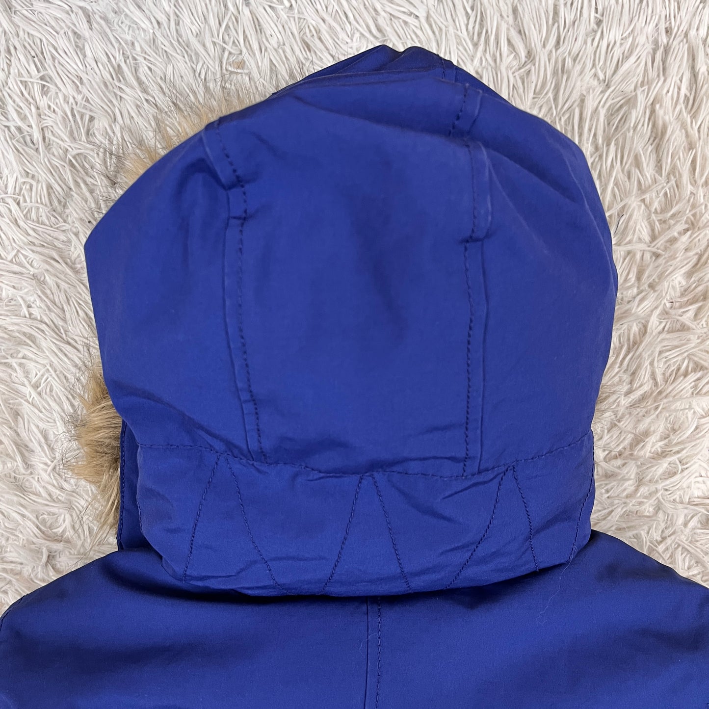 THE NORTH FACE ザ・ノース・フェイス M-65型 ダウンジャケット(モッズコート風)ファー付き ブルー メンズ 85(XS) NYJ1DF78 #164