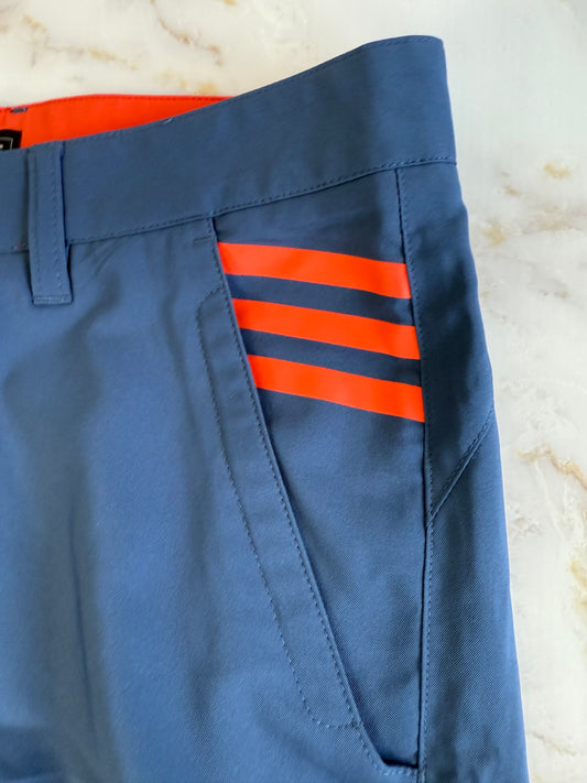 【adidas】ゴルフパンツ ネイビー ウエスト約82cm|軽量ストレッチ素材/吸汗速乾