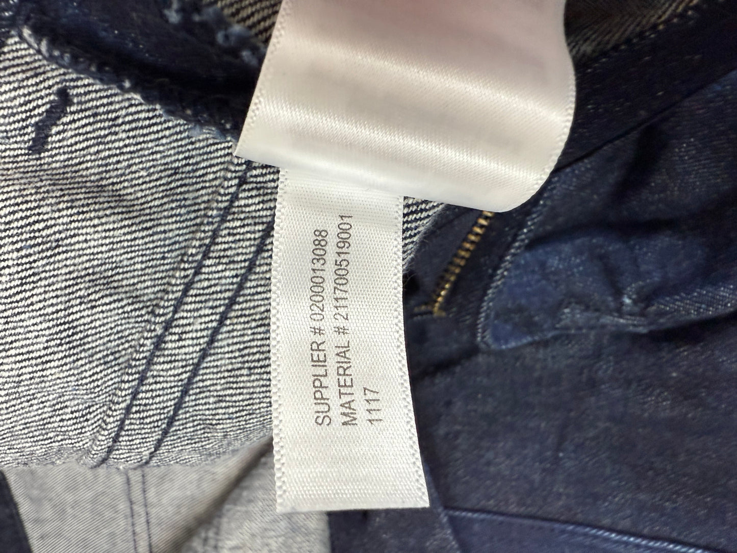 【POLO RALPH LAUREN】ハイライズ ワイドストレートデニムパンツ|26インチ|上質コットン100%/フロントポケット仕様