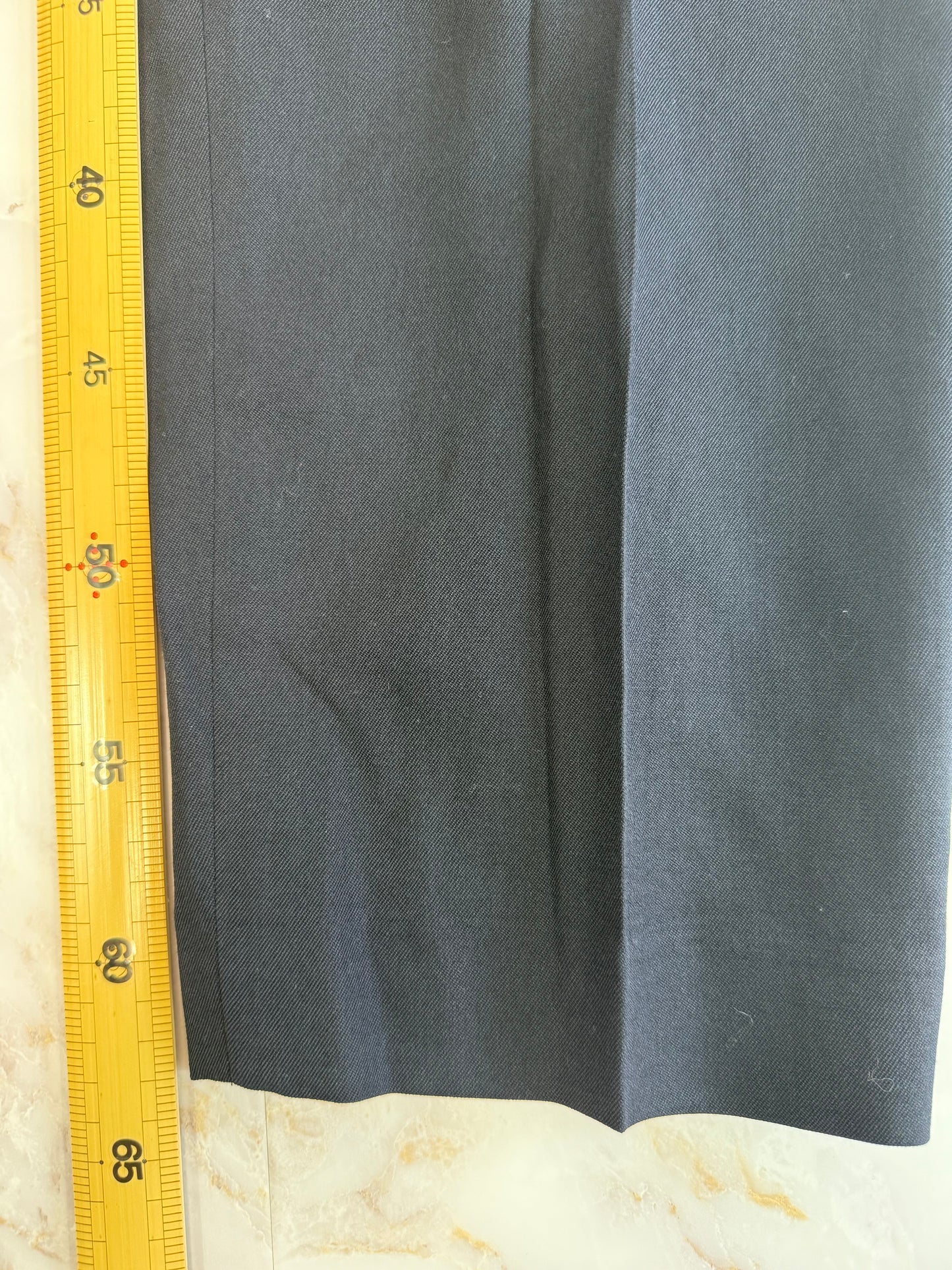LANVIN COLLECTION ブラック スラックス パンツ 64サイズ ウール100% | 上品シルエット&裏地付き
