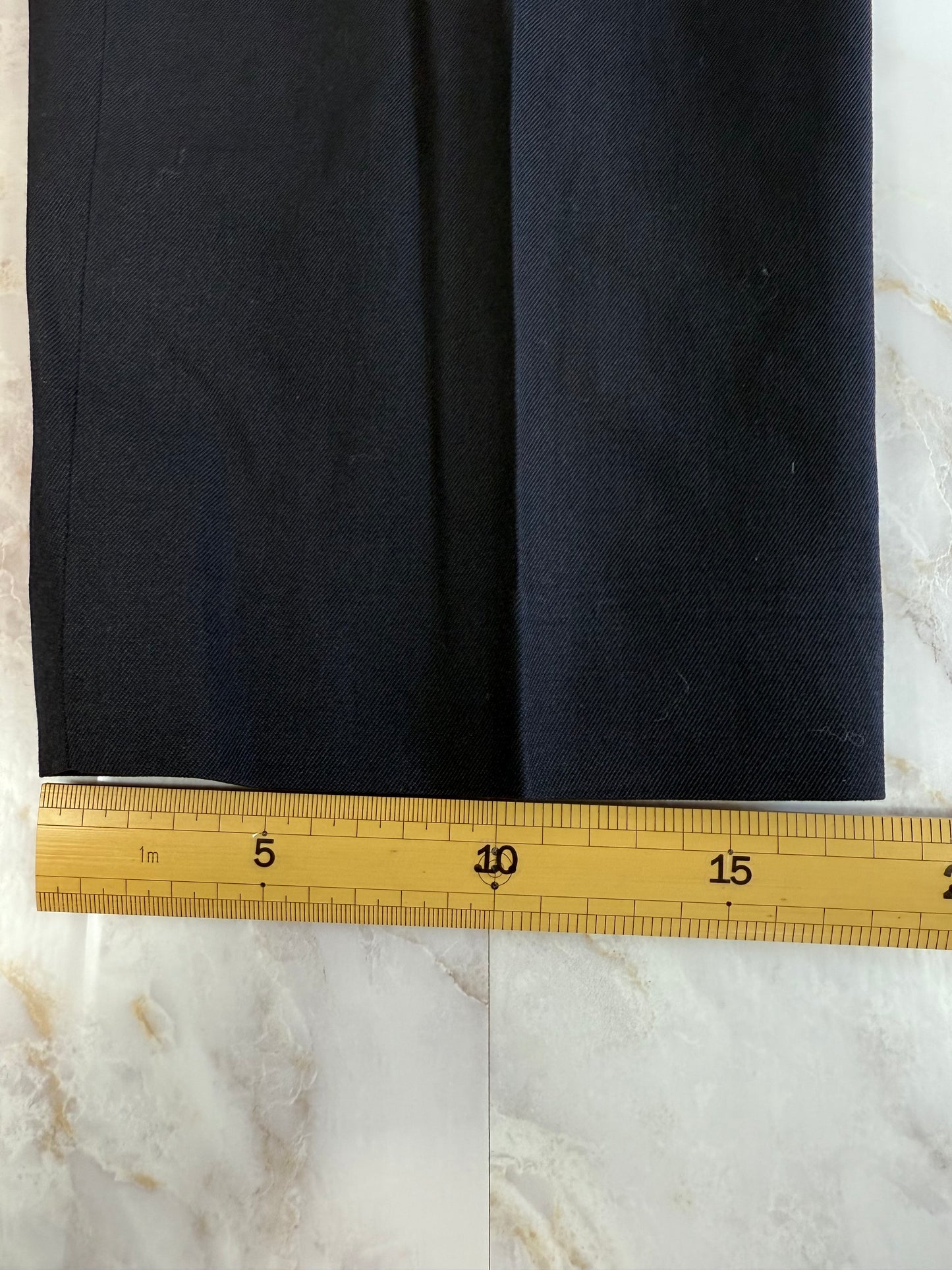 LANVIN COLLECTION ブラック スラックス パンツ 64サイズ ウール100% | 上品シルエット&裏地付き
