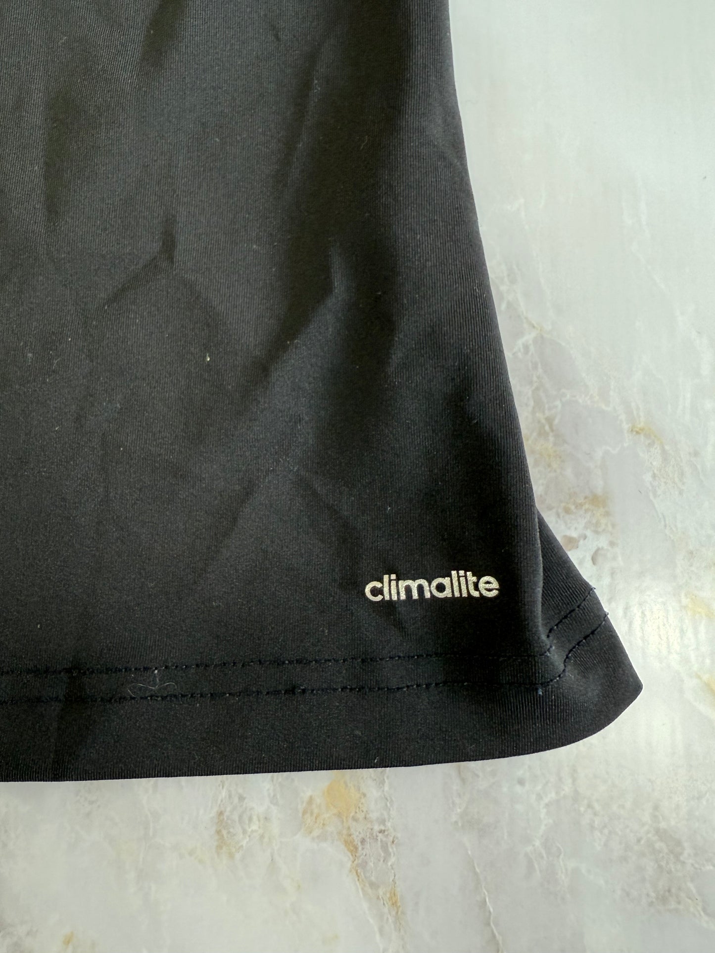 【adidas】climalite ブラック半袖Tシャツ XS レディース | 吸汗速乾・ストレッチ素材