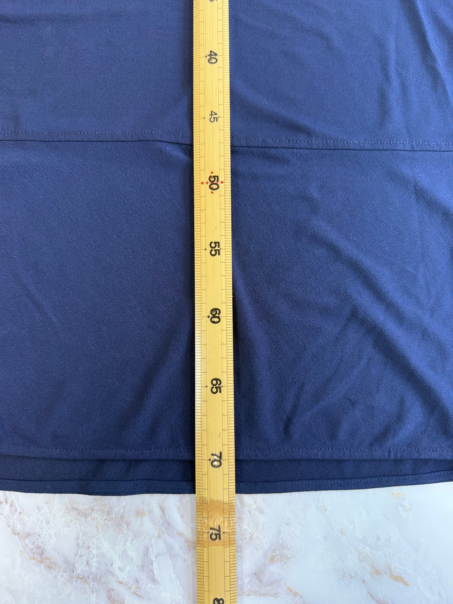 【LAUREN RALPH LAUREN】ネイビー ロングスリーブ チュニックトップス Lサイズ|ラルフローレン レディース シンプルデザイン