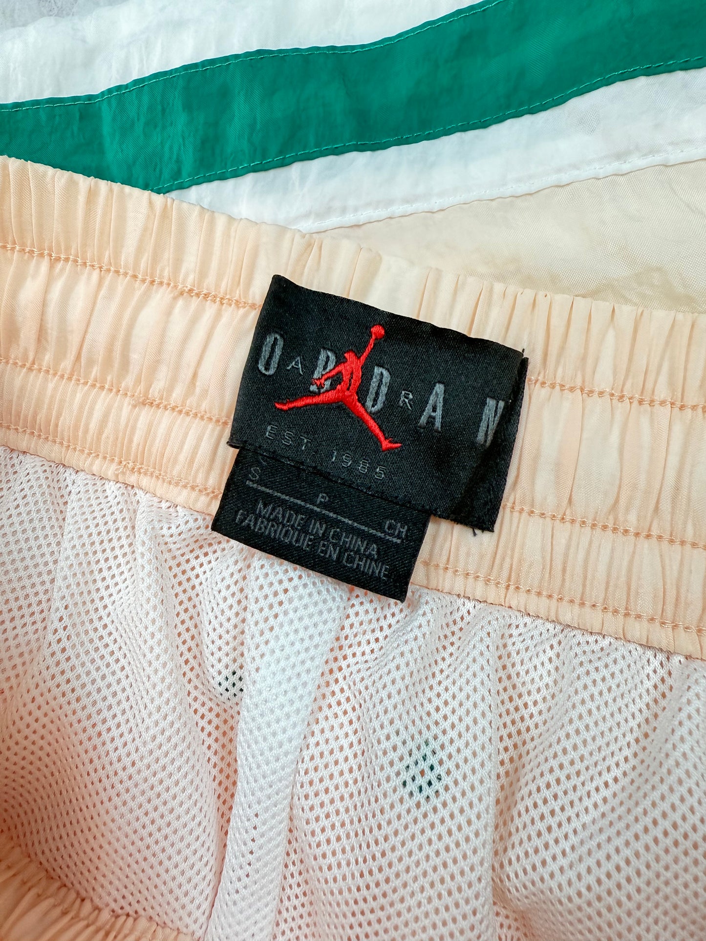 【NIKE Jordan】バスケットボール ショーツ Sサイズ ピーチピンク×グリーン | ストリート&スポーツスタイル
