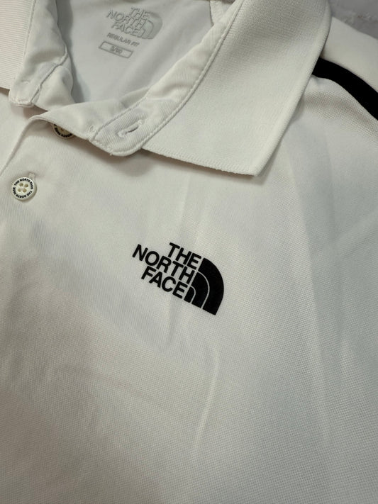 【THE NORTH FACE】ポロシャツ ホワイト 半袖 メンズS | ノースフェイス アウトドア ゴルフ スポーツウェア