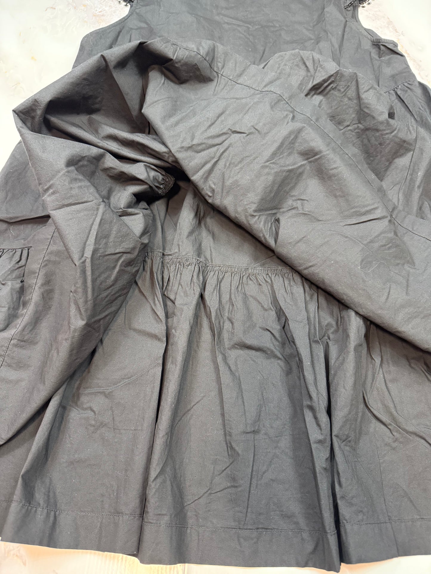 【MARC JACOBS】THE TENT DRESS テントドレス フリルスリーブ ブラック レディース Mサイズ