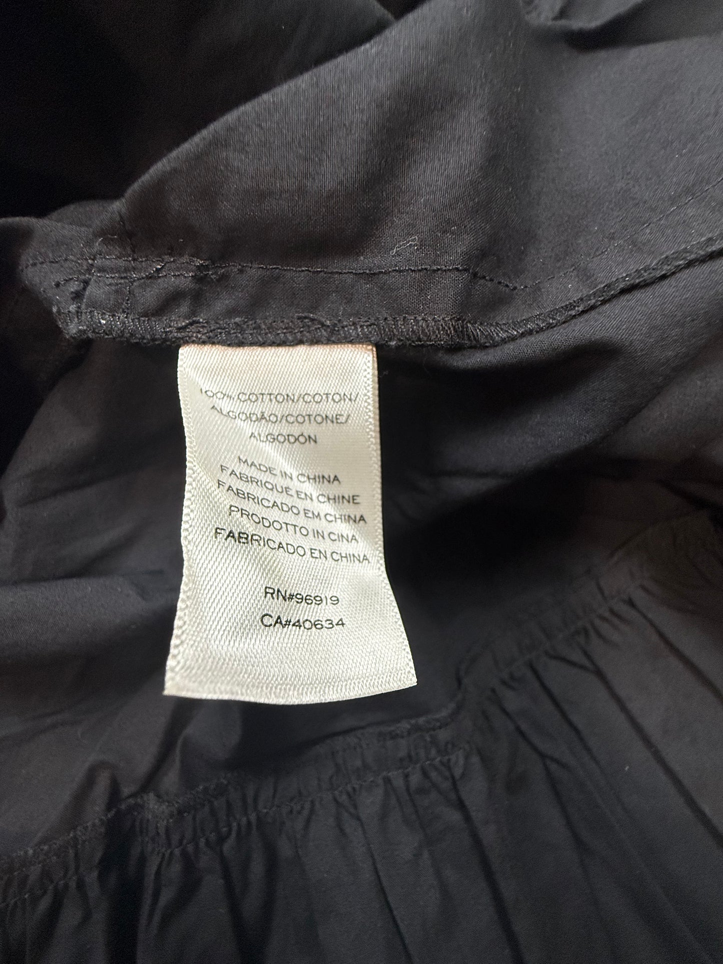 【MARC JACOBS】THE TENT DRESS テントドレス フリルスリーブ ブラック レディース Mサイズ