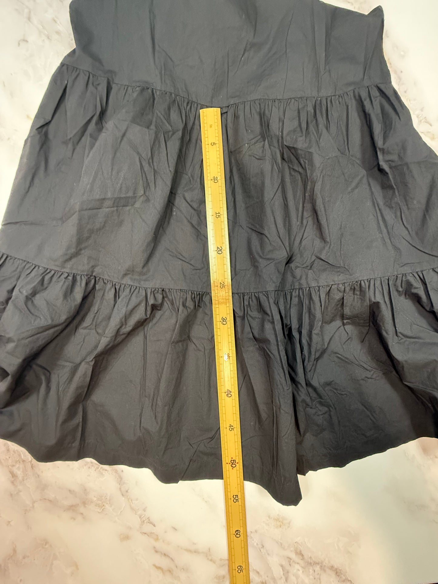 【MARC JACOBS】THE TENT DRESS テントドレス フリルスリーブ ブラック レディース Mサイズ