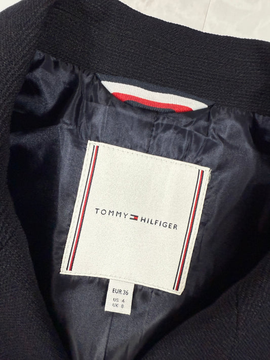 【TOMMY HILFIGER】ダブルブレスト ジャケット ネイビー レディース EUR36(US4/UK8)