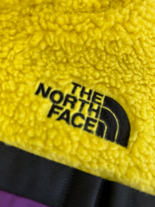【新品】THE NORTH FACE Utility Fleece Jacket イエロー×パープル メンズL(100) ノースフェイス ホワイトレーベル ボアフリースジャケット