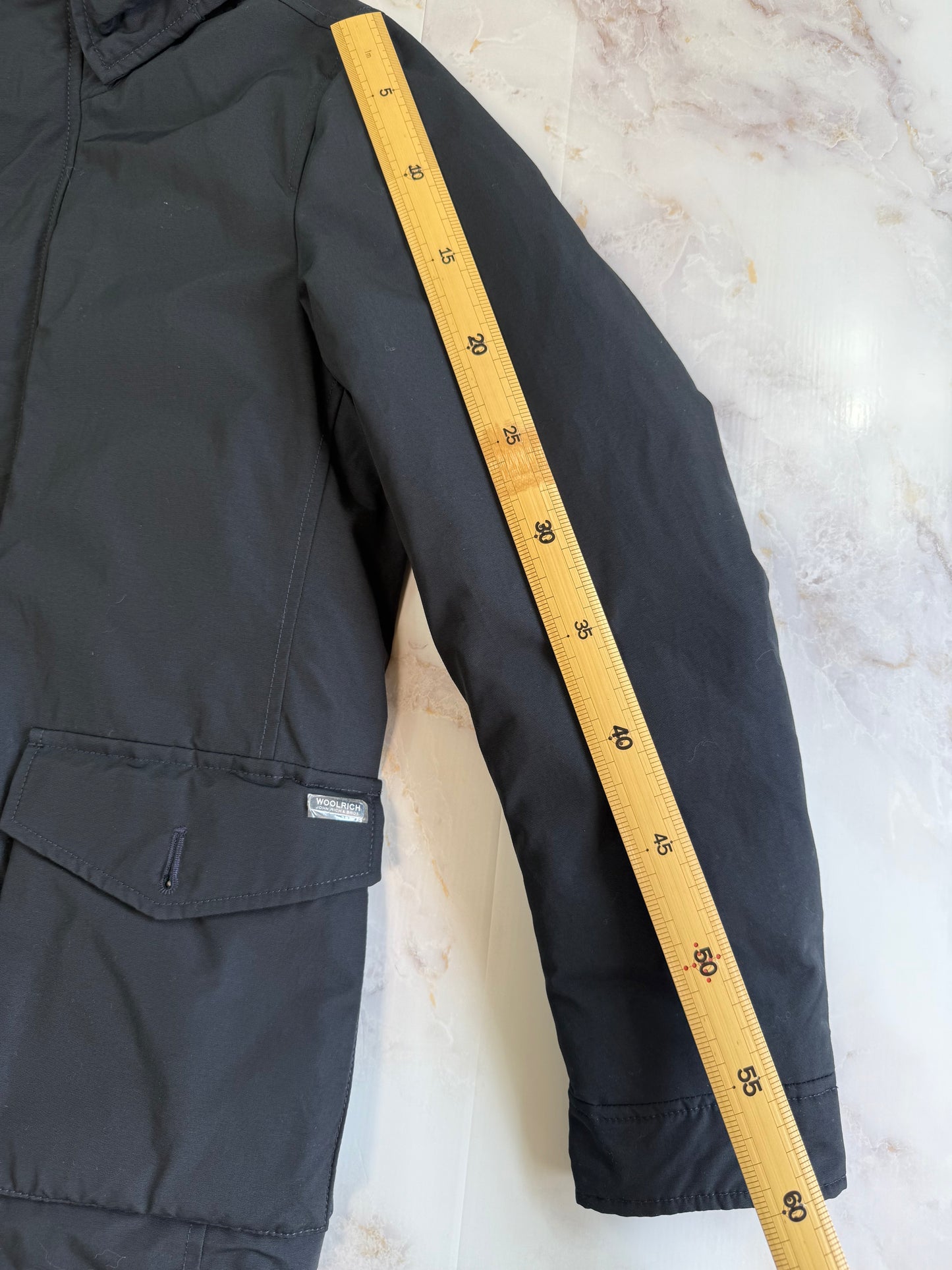 【新品】WOOLRICH(ウールリッチ)GALE JACKET ダウンパーカ ダークネイビー メンズXS 防寒・撥水 フード付き