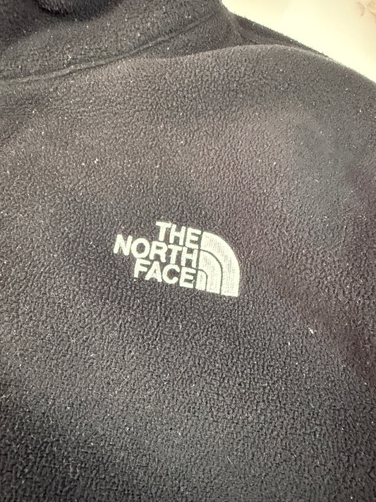 【THE NORTH FACE】フリースジャケット ブラック キッズ160 ジップアップ アウトドア