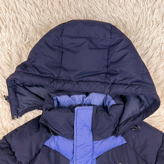 THE NORTH FACE(ザ・ノース・フェイス)700フィル ダウンジャケット メンズM(95)ブルー×ネイビー/フード着脱可 高品質グースダウン使用 #13