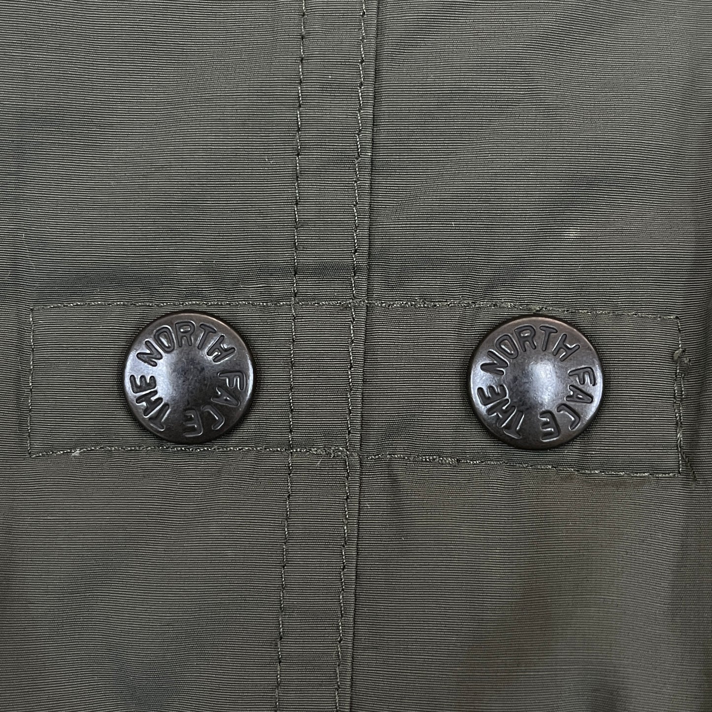 THE NORTH FACE(ザ・ノース・フェイス)ロングダウンコート メンズS(85)カーキ/フード付き・軽量・高保温モデル #15