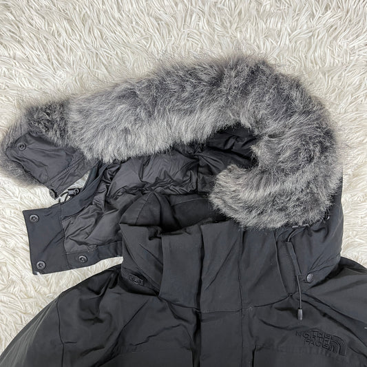 THE NORTH FACE(ザ・ノース・フェイス)ホワイトレーベル ダウンジャケット メンズXXL(110)ブラック フード・ファー取り外し可/RDS認証ウォッシャブルダウン/高保温モデル #34