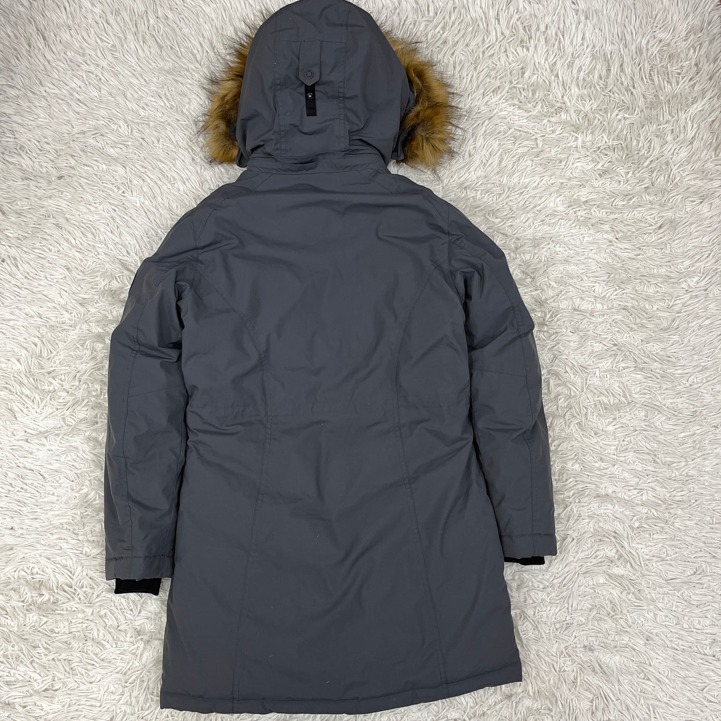 THE NORTH FACE ザ・ノースフェイス McMurdo ダウンジャケット グレー メンズM相当 ファー付きフード着脱可 #37