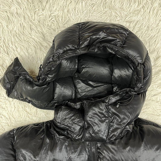 THE NORTH FACE ザ・ノースフェイス アルパインヌプシ フーディ ブラック メンズL 700フィル ダウンジャケット フード着脱可 #38