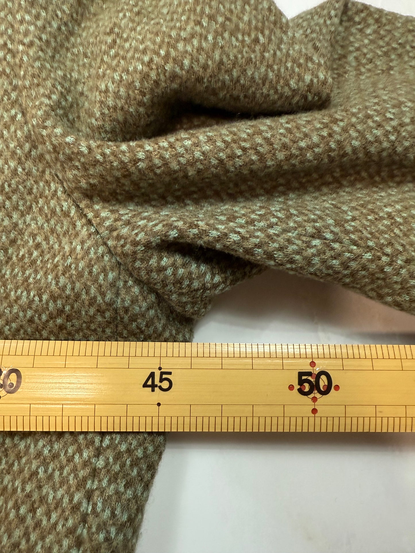 【RALPH LAUREN】ラルフローレン ウール テーラードジャケット ブラウン×グリーン チェック調 レディース サイズ10