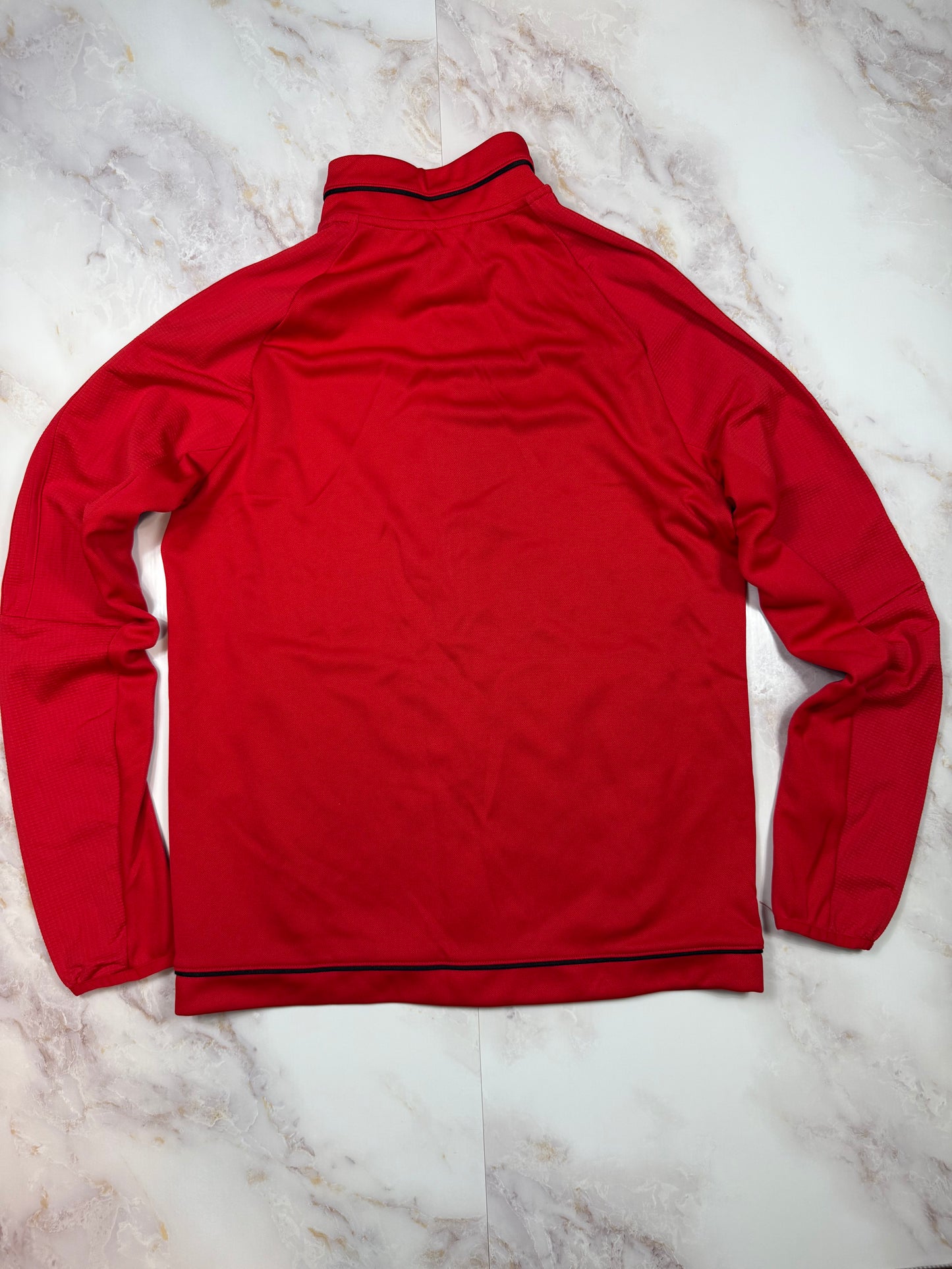 【adidas/アディダス】Climalite トレーニングジャケット レッド 160 メンズ/レディース兼用 スポーツウェア BQ2715
