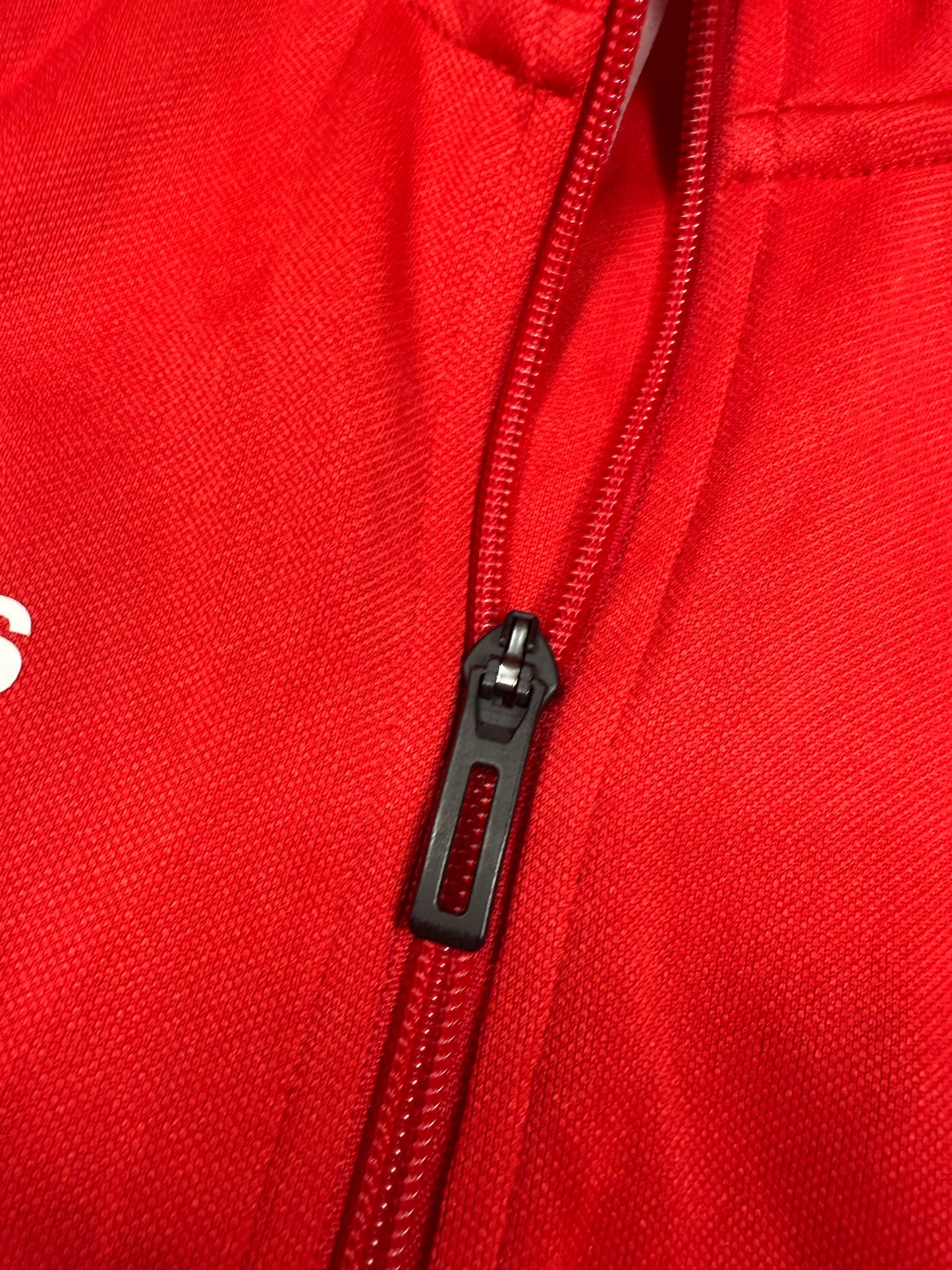 【adidas/アディダス】Climalite トレーニングジャケット レッド 160 メンズ/レディース兼用 スポーツウェア BQ2715