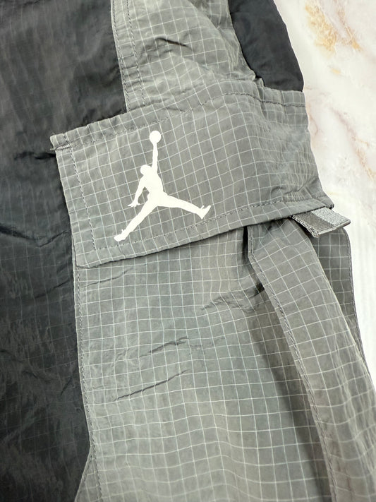 【NIKE JORDAN】23 ENGINEERED カーゴパンツ Lサイズ ブラック×グレー ナイロン イージーパンツ スポーツカジュアル