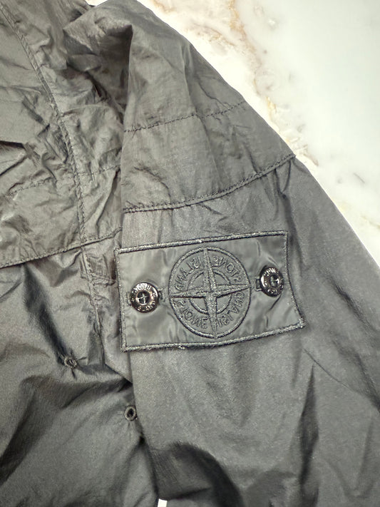 【NIKE × STONE ISLAND】ナイキ ストーンアイランド コラボ Hyper Light Membrana 2L/3L TC フーデッドジャケット XS ブラック