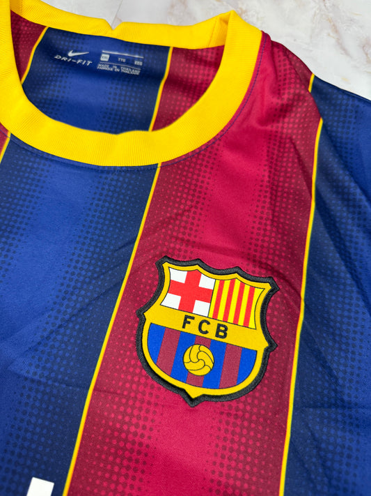 【NIKE/ナイキ】FCバルセロナ ホームユニフォーム 2020/21 XXLサイズ Rakuten スポンサー付 サッカーシャツ