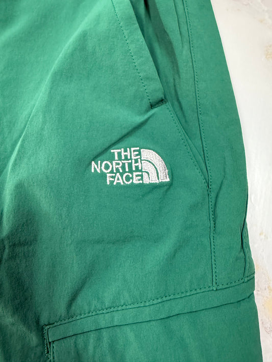 【THE NORTH FACE】カーゴショーツ メンズ Lサイズ グリーン ナイロンショートパンツ アウトドア カジュアル