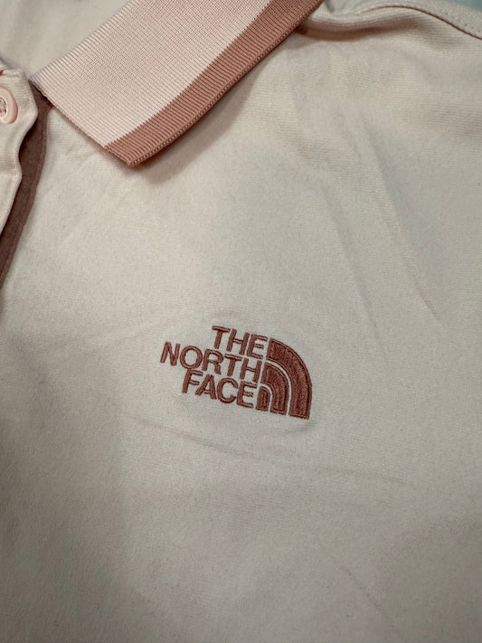 【THE NORTH FACE】レディース ポロシャツ ピンク Sサイズ相当|アウトドア カジュアル 半袖 トップス