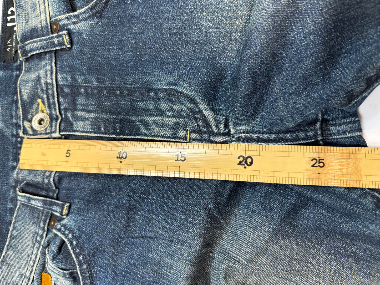 【ARMANI EXCHANGE】J13 スリムフィット デニムパンツ インディゴブルー メンズ W32 | アルマーニエクスチェンジ ジーンズ