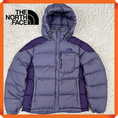THE NORTH FACE ザ・ノースフェイス 700フィル パワーダウンジャケット HyVent パープル レディースL 90サイズ #41