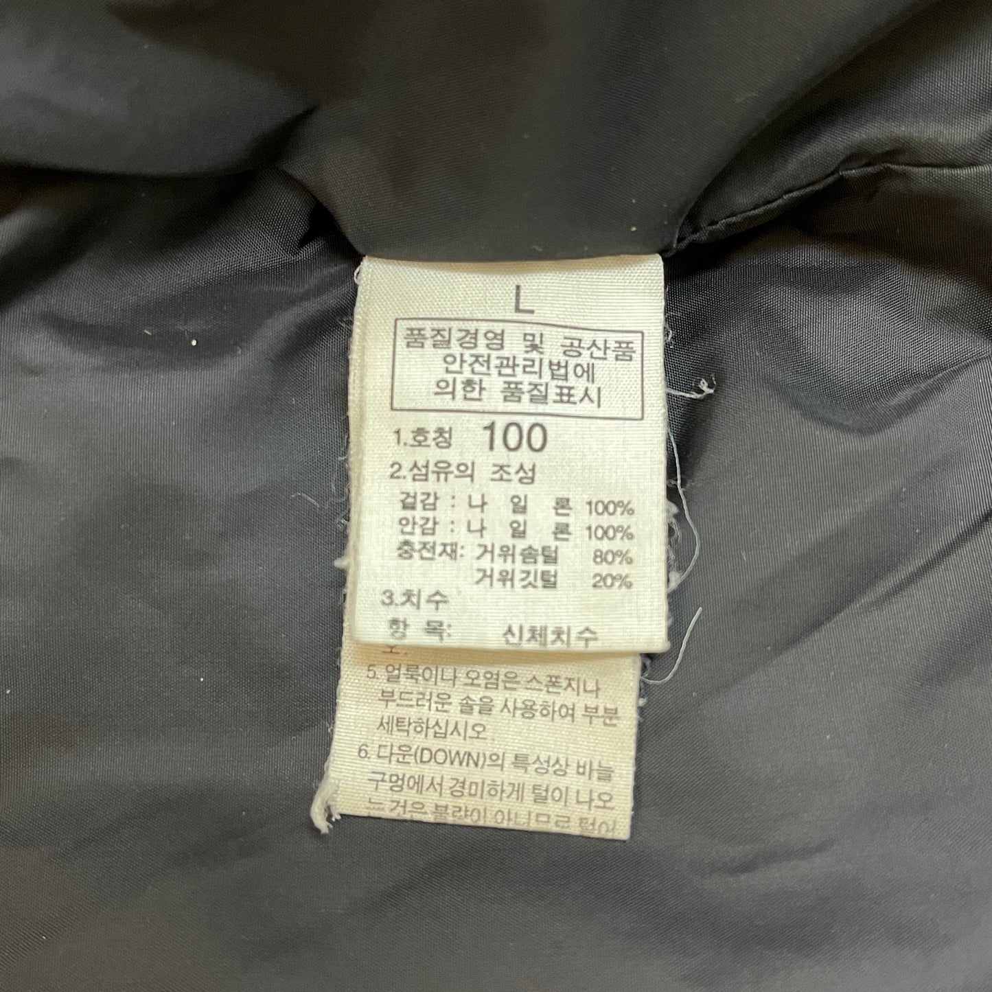 THE NORTH FACE（ザ・ノースフェイス）600フィル ダウンジャケット ブラック メンズ100（L相当）#42