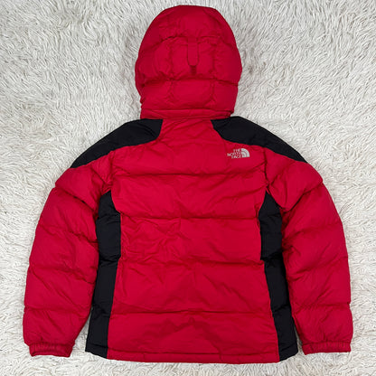 THE NORTH FACE（ザ・ノースフェイス）700フィル HYVENT ダウンジャケット レッド×ブラック レディースL（90）#44
