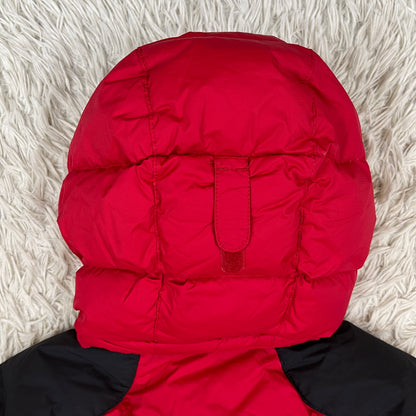 THE NORTH FACE（ザ・ノースフェイス）700フィル HYVENT ダウンジャケット レッド×ブラック レディースL（90）#44