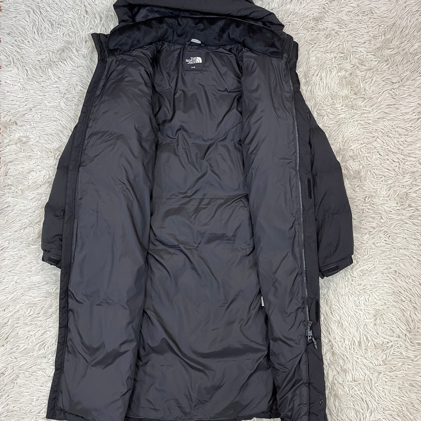 THE NORTH FACE（ザ・ノース・フェイス）ロングダウンジャケット ブラック メンズS 90サイズ #45