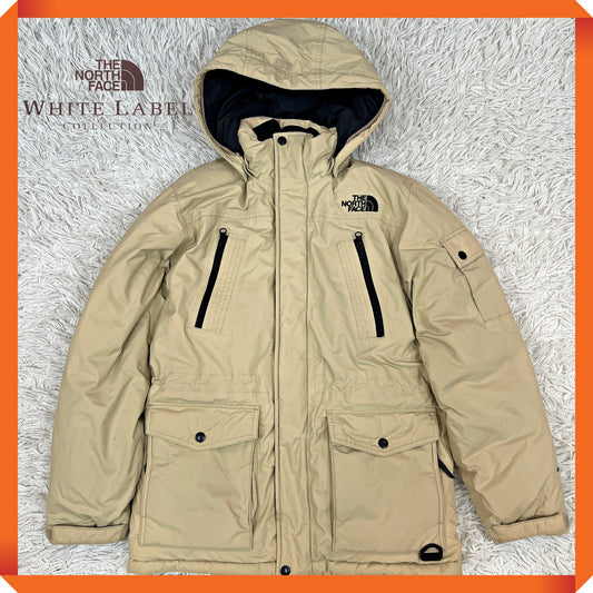 THE NORTH FACE WHITE LABEL ドライベント ダウンジャケット ベージュ メンズ 85（S）#49