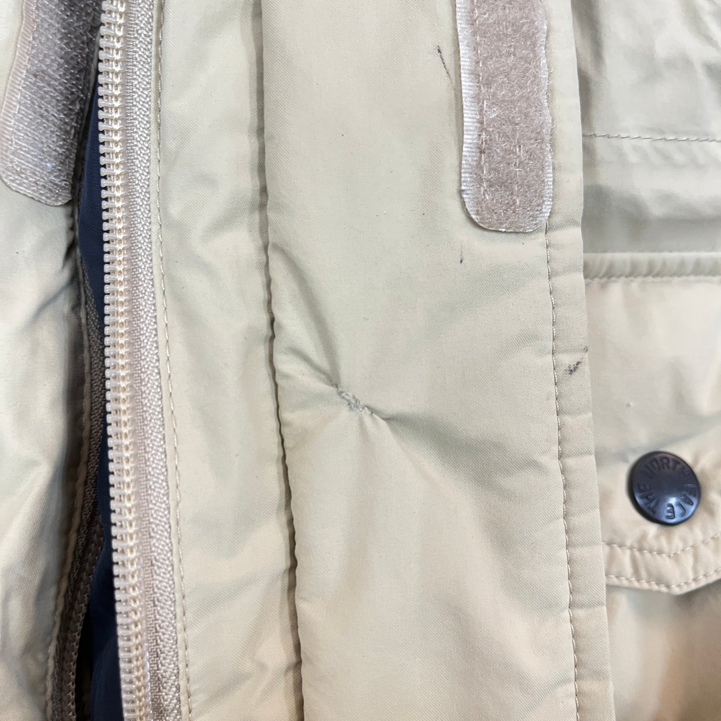 THE NORTH FACE WHITE LABEL ドライベント ダウンジャケット ベージュ メンズ 85（S）#49