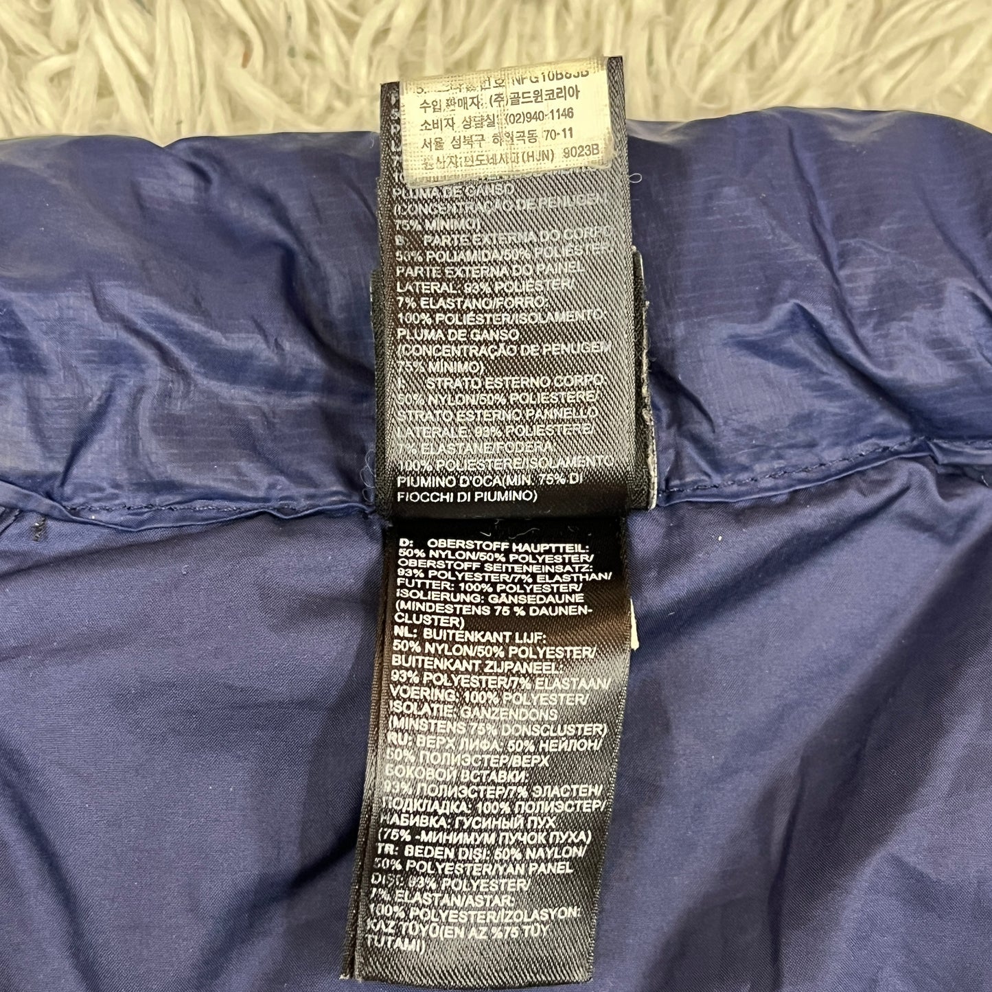 THE NORTH FACE（ザ・ノース・フェイス）550フィル ダウンジャケット レディース XL ネイビー #50