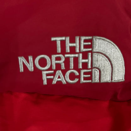 THE NORTH FACE（ザ・ノース・フェイス）HyVent ダウンジャケット レディースL レッド ファー付き 撥水仕様 #52
