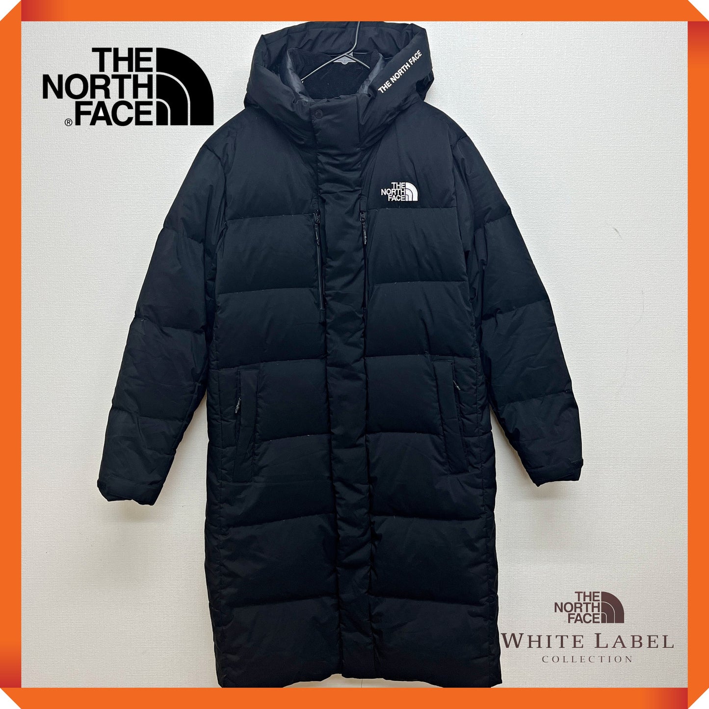 THE NORTH FACE ザ・ノース・フェイス White Label ロングダウン ベンチコート メンズ XL ブラック NC1DJ50J #53