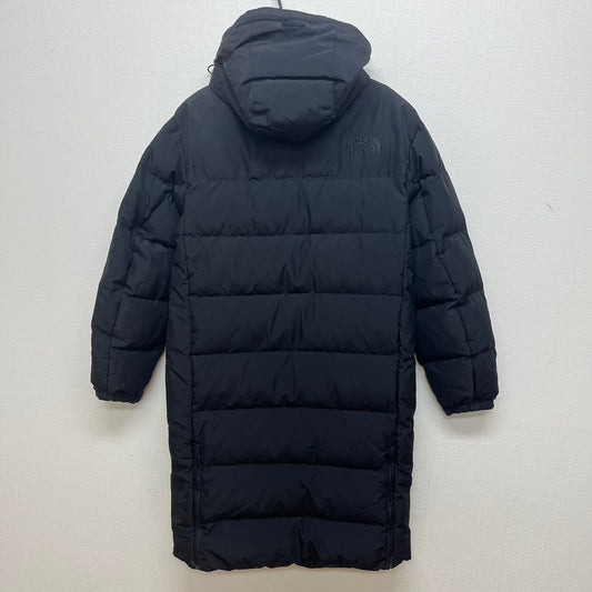 THE NORTH FACE ザ・ノース・フェイス White Label GORE WINDSTOPPER ロングダウンベンチコート メンズ S ブラック フード着脱可 #55