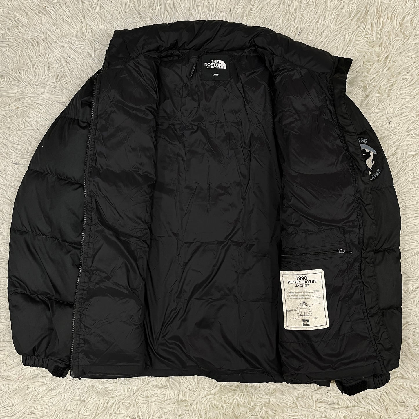 THE NORTH FACE ザ・ノース・フェイス 1990 RETRO LHOTSE ダウンジャケット メンズ L ブラック RDS認証 NJ1DL56B #54