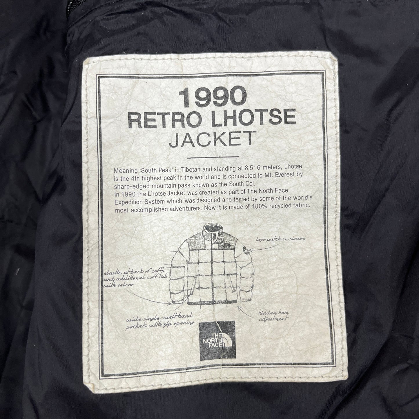 THE NORTH FACE ザ・ノース・フェイス 1990 RETRO LHOTSE ダウンジャケット メンズ L ブラック RDS認証 NJ1DL56B #54